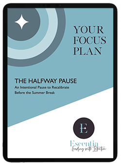 Escentia Focus Plan - Halfway Pause | Escentia Empowering Leaders